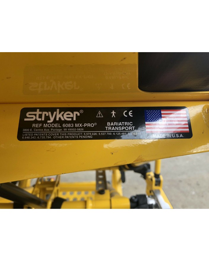 Stryker MX-PRO Bariatric Transport 6083 Ambulance Stretcher EMT EMS...