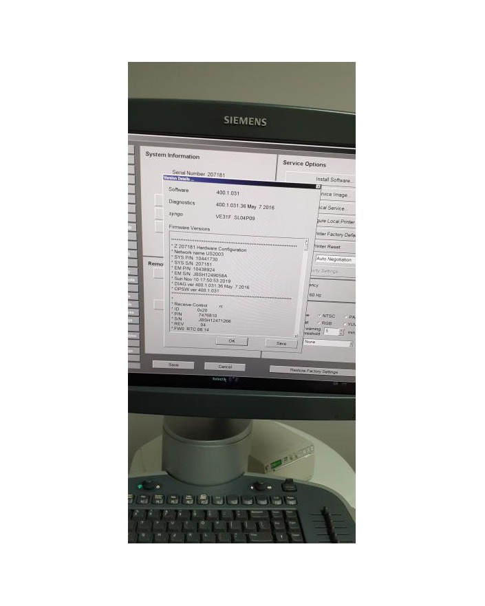 Siemens Acuson S3000 Ultrasound with 3 probes Ultrasound