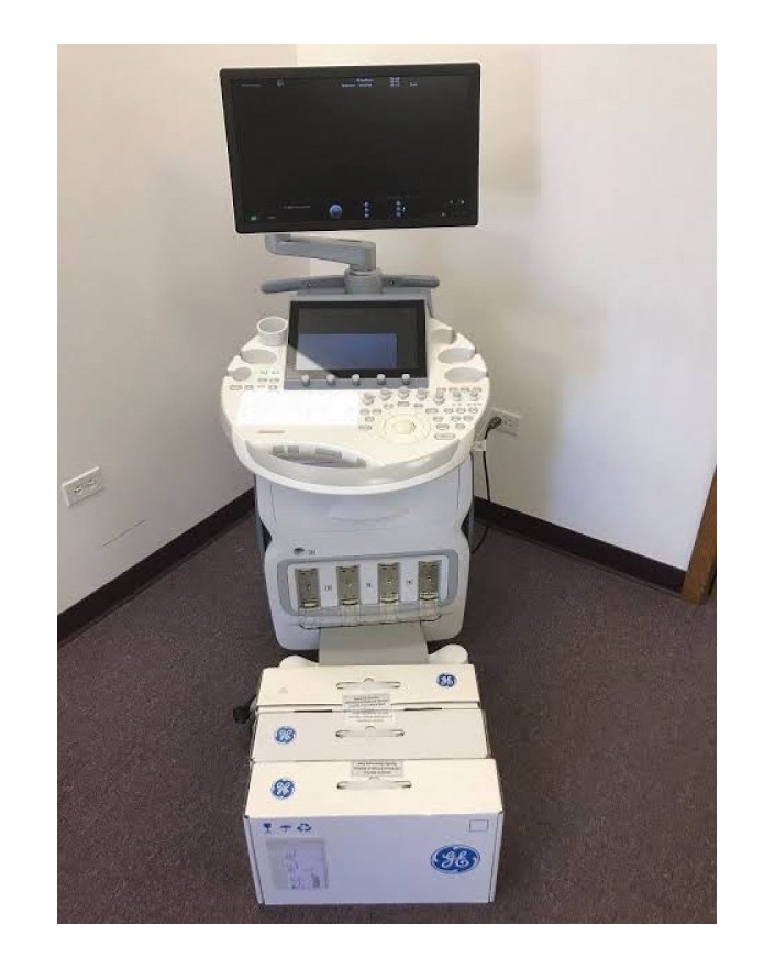 GE Voluson E10 BT17 with 4 Transducers Ultrasound