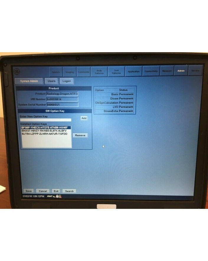 GE Vivid E Portable Ultrasound Machine with 2 probes Ultrasound