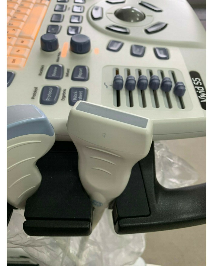 GE Vivid S5 Cardiovascular Ultrasound with Cardiac Probe Ultrasound