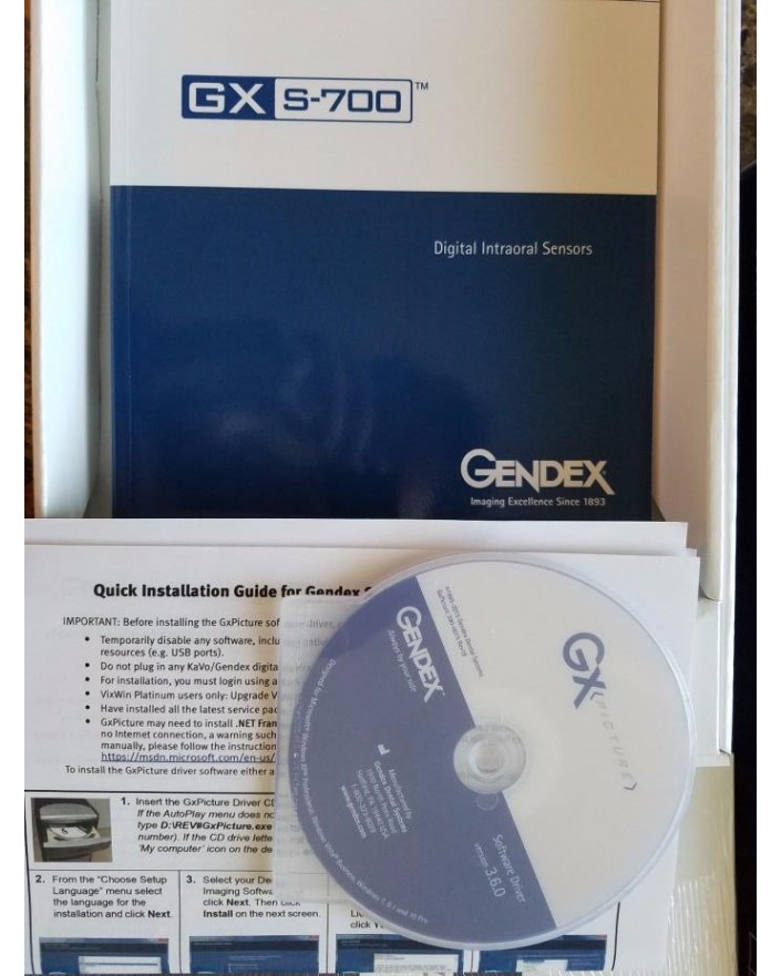 Gendex GXS 700 Dental Sensor Size 2 New Dental