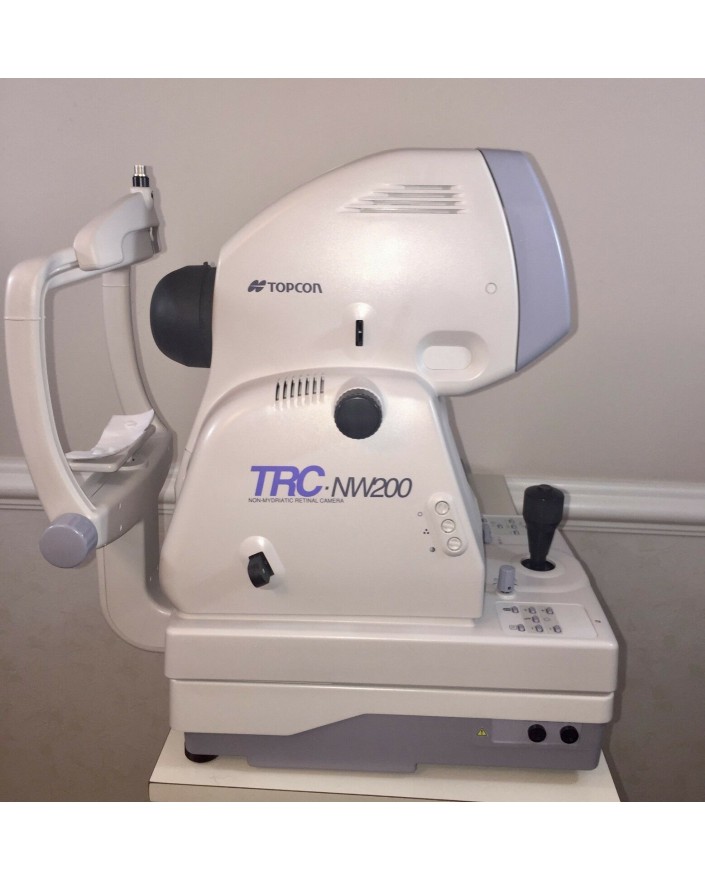 Topcon TRC-NW200 Digital Fundus Camera with laptop and Imagenet 200...